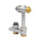 Jaga Crossflow ventiel - hoh=50mm 180° euroconus