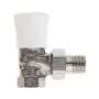 Heimeier radiatorkraan 1/2" haaks