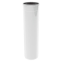 Burgerhout TwinSafe PP rookgaspijp - 60/100mm - 250mm - wit