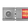 Ingebouwde speaker van de Eurom Heat and Beat Antraciet terrasverwarmer - 2000W