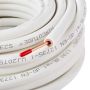 Aircotube koelleiding geïsoleerd 1/4" x 1/2" - rol 30 meter