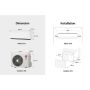 LG Dualcool AI AIR Premium split unit airco 3,5kW