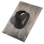 Ubbink dakdoorvoerpan lood universeel Ø131mm 25-45° - grijs