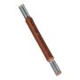 Montagedraad met vertind huls - bruin 6mm² 260mm halogeenvrij 90°C