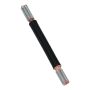 Montagedraad met vertind huls - zwart 6mm² 260mm halogeenvrij 90°C