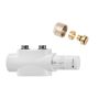 Multilux aansluitset haaks/recht - 16mm