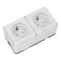 Schneider Electric Mureva IP55 2 voudig wandcontactdoos polarwit