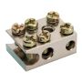 JMV radiatorklem E 2x25mm² + 1x6mm² schuin