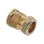 Knel schroefbus 1/2" x 15mm binnen x knel