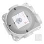 Bovenaanzicht van de Zehnder ComfoFan Silent ventilatiebox randaarde met RFZ schakelaar - 425m³/h