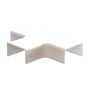 Canalit T-stuk met bodemstuk 25x13mm wit - 2 stuks