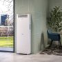 Voorbeeld van de Unico Evo Vertical monoblock airco 35 HP EVAN - 3,1kW in een ruimte