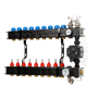 VTE composiet verdeler - pomp Grundfos - 9 groeps