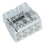 Wago lasklem 8 voudig 0.5-2.5mm² massief lichtgrijs