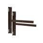 Evolar wandbeugel bruin - set van 2 stuks