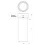Burgerhout WTW geïsoleerde ventilatiepijp EPP - 150mm - 1000mm