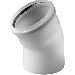 Ubbink Bocht 45° - Ø60 - Pptl
