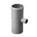 Burgerhout Pp Rookgas Condensaftap Hor/vert. 100