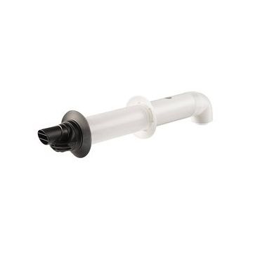 Ubbink Rolux 5H muurdoorvoer HR Ø60/100mm - met 87° bocht