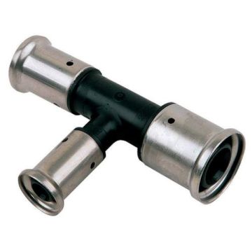 Henco T-stuk 20x20x16 3x pers - 11PK-202016