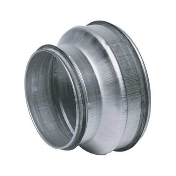 R-Vent spiro safe verloopstuk Ø160-125 mm - Sendmizir verzinkt