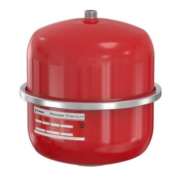Flamco Flexcon Premium expansievat 12 liter 1 bar - rood