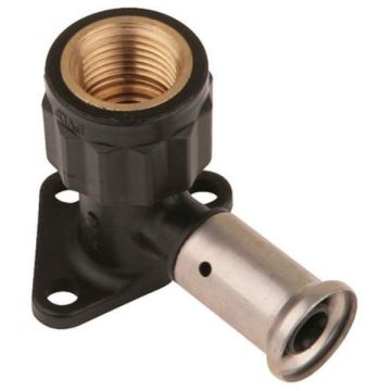 Henco muurplaat 20x1/2 binnendraad met plug - 2PK-2004BP