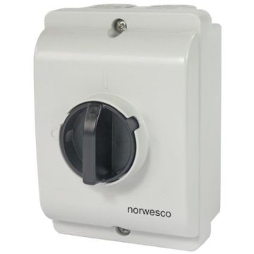 Norwesco ESWPX werkschakelaar - 3-polig - 16A - IP65