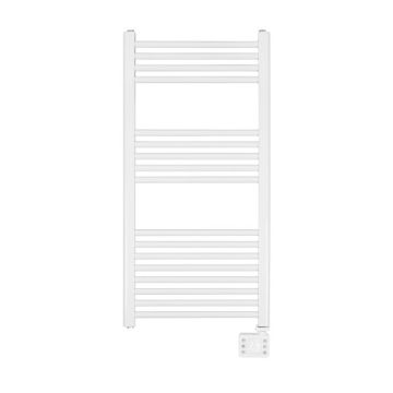Vooraanzicht van de Eurom Sani badkamerradiator 800 Wifi - wit