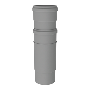 Burgerhout Pp Rookgas Paspijp Instb 80 L=290-410