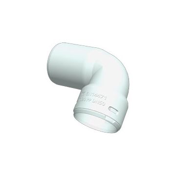 Ubbink Koppelstuk Bocht 90° - Spie Ø60/flex 50 - Pptl