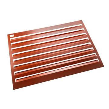 Evolar omkasting achterplaat - Large 1100 x 1200mm - rood