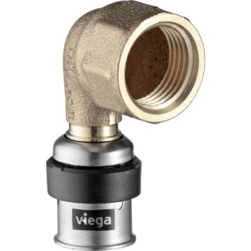 Viega Smartpress bocht 90° 20x3/4 pers x binnendraad - 730376