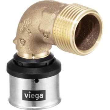 Viega Smartpress bocht 90° 25x3/4 pers x buitendraad - 729738