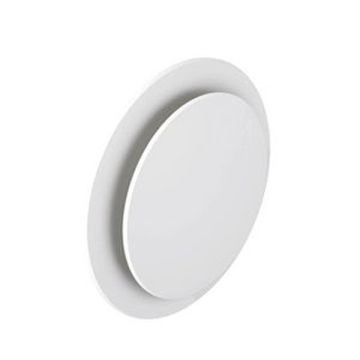 Brink design ventiel rond - RAL9016 - Ø125/228