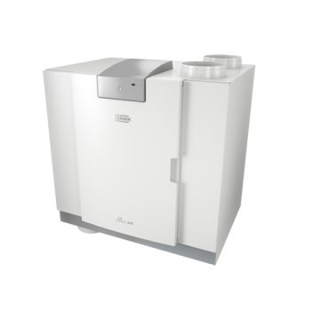 Vooraanzicht van de Brink Flair Plus 300 WTW 2b/2o links - 300m³/h