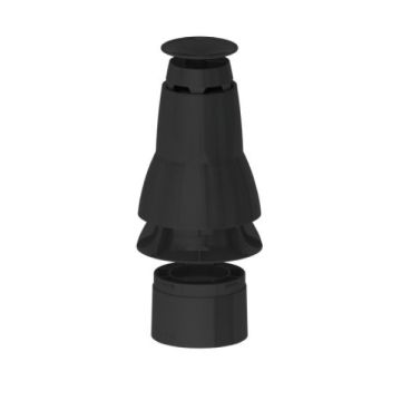 Burgerhout Flex/MultiFlex uitmondingsset voor Skyline - 80mm