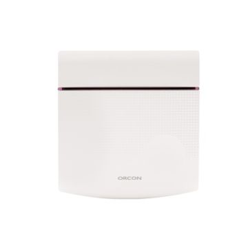 Vooraanzicht van de Orcon CO2 ruimtesensor 15RF
