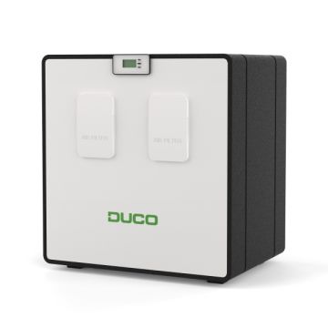Vooraanzicht van de Duco DucoBox Energy Comfort WTW D400 - Randaarde