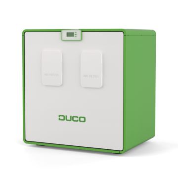 Vooraanzicht van de Duco DucoBox Energy Comfort Plus WTW D450 - Randaarde