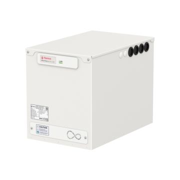Vooraanzicht van de Flamco FlexTherm G2 3E thermische batterij