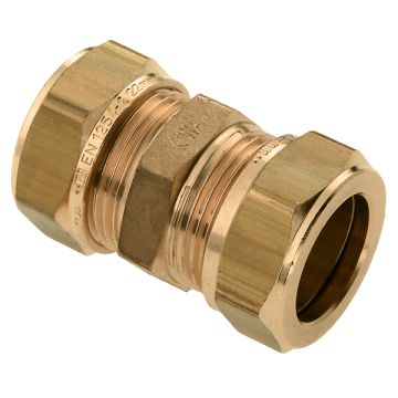 Bonfix rechte knelkoppeling - 22x22mm