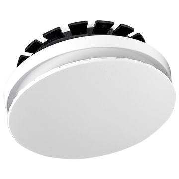 Vooraanzicht van de Zehnder ComfoValve Luna S125mm luchtventiel