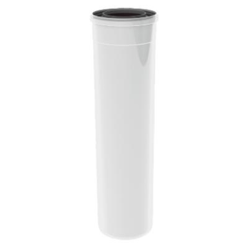 Burgerhout TwinSafe rookgaspijp 60/100mm concentrisch PP - 500mm - wit