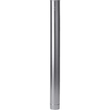 Alu rookgas buis dunwandig 130mm