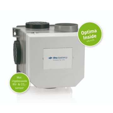 Ventilatiepakket Optima Inside CVE-S ECO HP van Itho Daalderop
