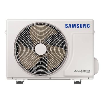 Vooraanzicht van het buitendeel van de Samsung Luzon S2 3,5kW