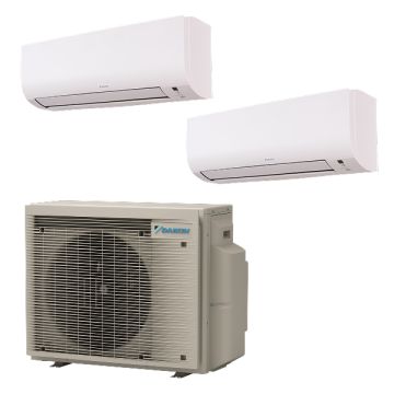 Daikin multi-split airco 4,0kW R32 met 2x Daikin Comfora 2,0kW binnenunit