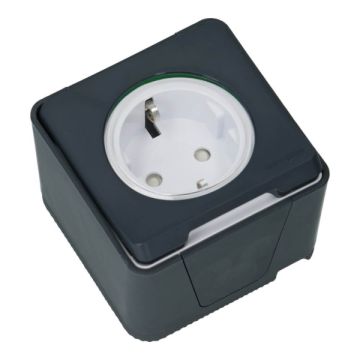 Schneider Electric Mureva IP55 wandcontactdoos grijs