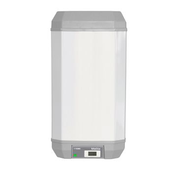 Vooraanzicht van de Nibe Melite elektrische smartboiler - 100 liter